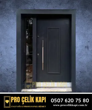 Bayraklı Bina Kapısı - Model 26