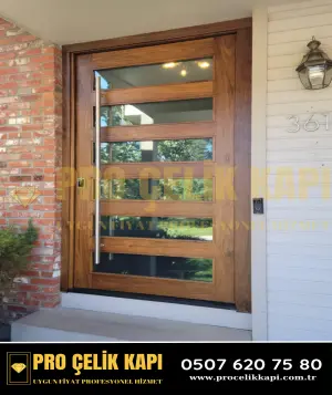 Bayraklı Pivot Kapı - Model 2