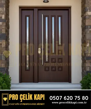Bayraklı Villa Kapısı - Model 12