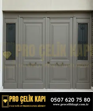 Bayraklı Villa Kapısı - Model 13