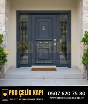Bayraklı Villa Kapısı - Model 2