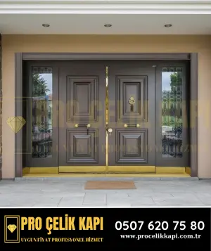 Bayraklı Villa Kapısı - Model 6