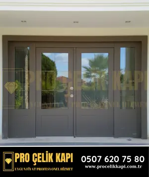 Bayraklı Villa Kapısı - Model 7
