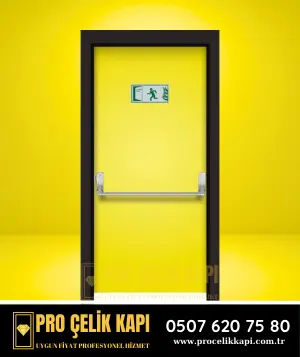 Bayraklı Yangın Kapısı - Model 10